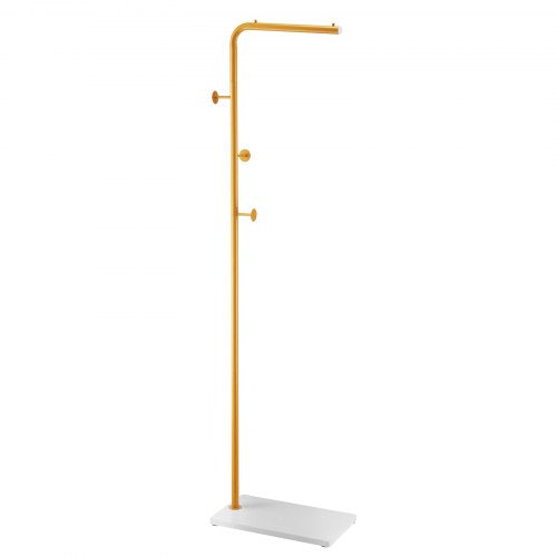 Coat Rack Freestanding Coats Rack Stand with Quartz Stone Base 3 Round