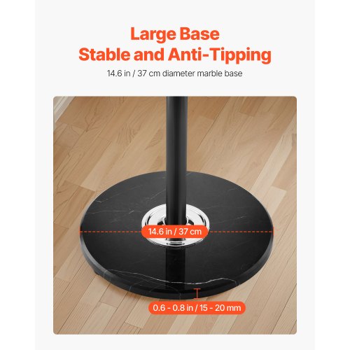 Freestanding Coat Rack Metal Coats Rack Stand with Umbrella Holder Stable