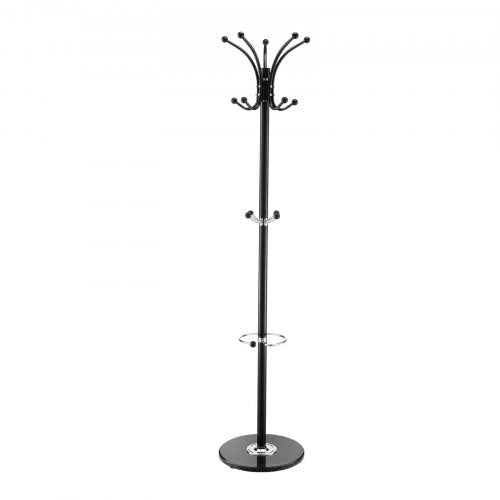Freestanding Coat Rack Metal Coats Rack Stand with Umbrella Holder Stable