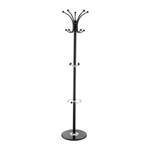 Freestanding Coat Rack Metal Coats Rack Stand with Umbrella Holder Stable
