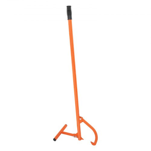 Timberjack 48 in Heavy Duty Log Lifter with Metal Handle Log Roller with Metal