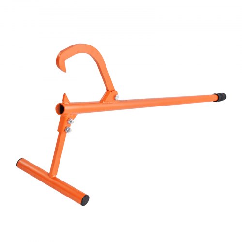 Timberjack 48 in Heavy Duty Log Lifter with Metal Handle Log Roller with Metal