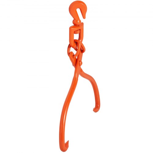 Log Skidding Tongs 18 inch 2 Claw Log Lifting Tongs Heavy Duty Rotating