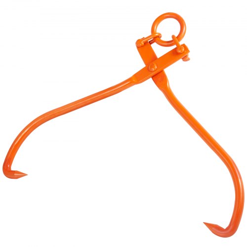 Log Skidding Tongs 32 inch 2 Claw Log Lifting Tongs Heavy Duty Steel