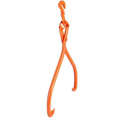 Log Skidding Tongs 32 inch 2 Claw Log Lifting Tongs Heavy Duty Rotating