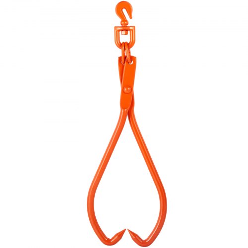 Log Skidding Tongs 32 inch 2 Claw Log Lifting Tongs Heavy Duty Rotating