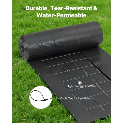 Silt Fence Fabric Roll 2 x 100 ft Backed Wire Silt Fence Erosion Control