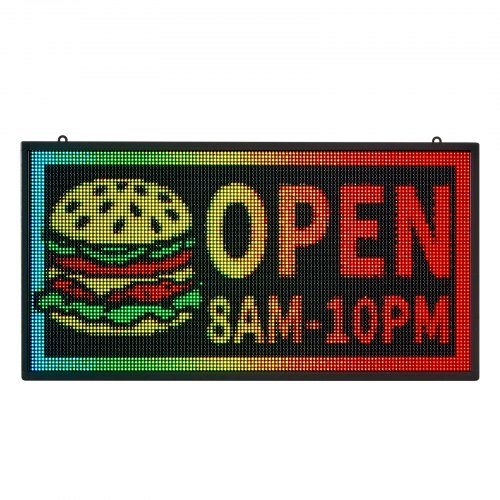 Programmable LED Sign P5 Full Color Flexible Digital Scrolling Panel DIY