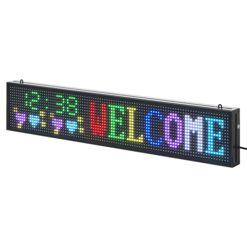 Programmable LED Sign P10 Full Color Flexible Digital Scrolling Panel DIY