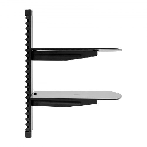 Glass Floating Shelves Holds up to 18 lbs TV Wall Mount with Shelf