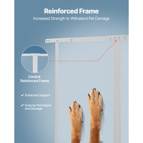 RV Screen Door Protector 285 x 315 inch Door Grille Easy to Install