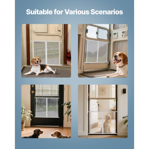 RV Screen Door Protector 285 x 315 inch Door Grille Easy to Install