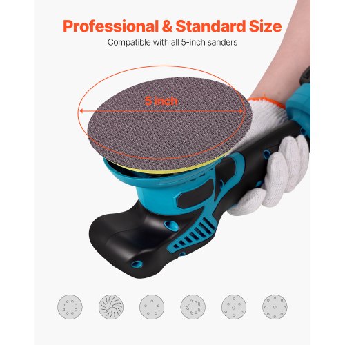 5inch Mesh Abrasive Sanding Discs 50PCS 120 Grit AntiClogging Ceramic