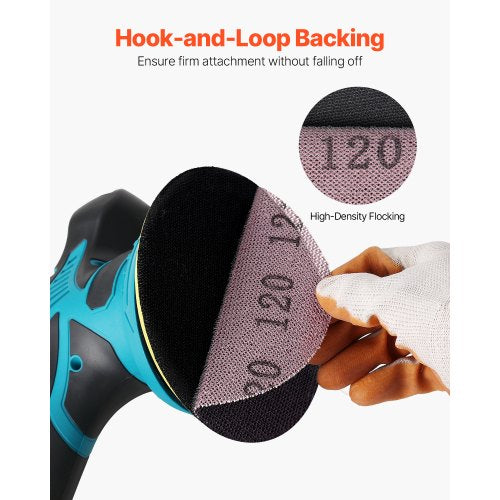 5inch Mesh Abrasive Sanding Discs 50PCS 120 Grit AntiClogging Ceramic