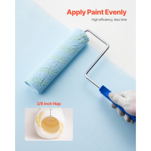 Paint Roller Covers 12 Pack 9 Inch Shedless Roller Covers 38 Inch Nap