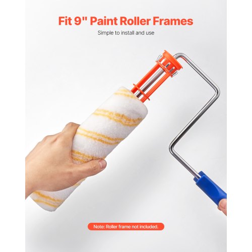 Paint Roller Covers 12 Pack 9 Inch Shedless Roller Covers 38 Inch Nap