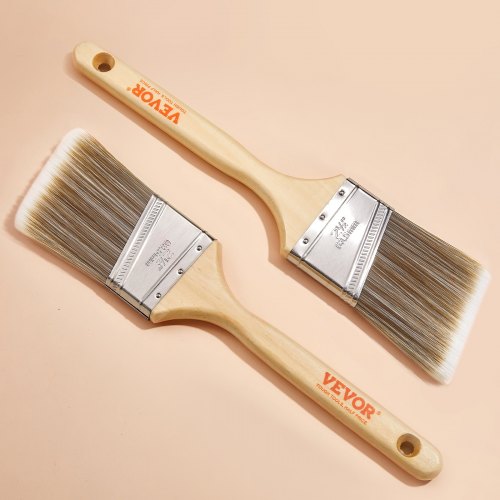 Paint Brushes 12 Piece Angle Paint Brush Treated Wood Handle Paint Brush