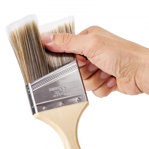 Paint Brushes 12 Piece Angle Paint Brush Treated Wood Handle Paint Brush