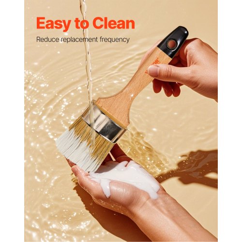 Chalk Wax Paint Brush 4 Piece Wax Paint Brush Chalk Paint Brushes for Furniture