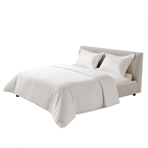 King Duvet Cover Set 100 Cotton 3 Pieces Bedding Set King Size with 1