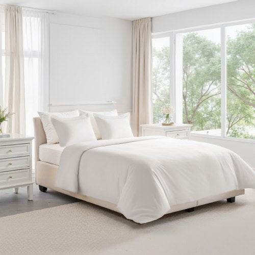 Queen Duvet Cover Set 100 Cotton 3 Pieces Bedding Set Queen Size with 1