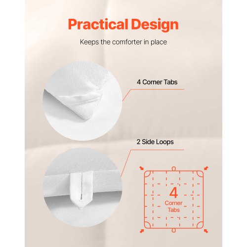 Comforter Duvet Insert 102 x 90 in King Size Down Alternative Comforter