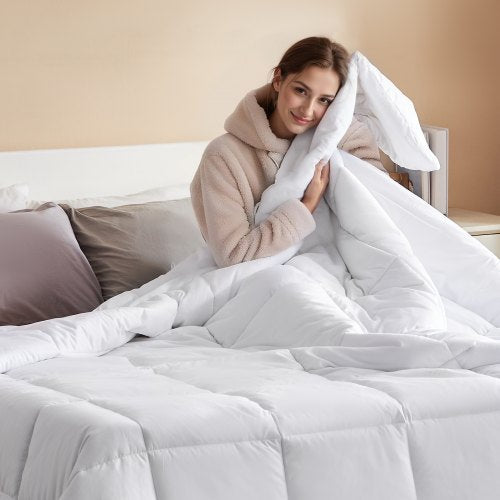 Comforter Duvet Insert 102 x 90 in King Size Down Alternative Comforter