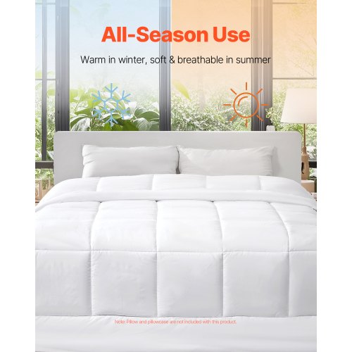 Comforter Duvet Insert 88 x 88 in Queen Size Down Alternative Comforter