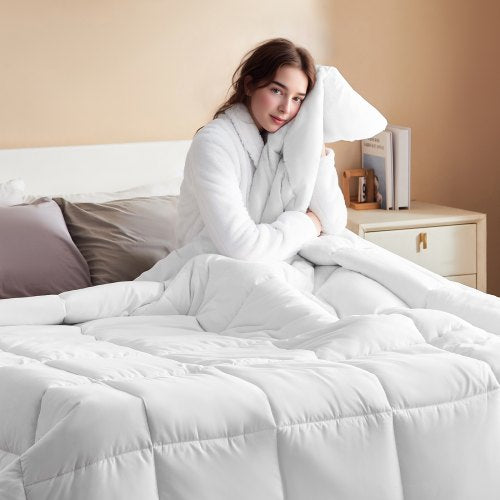 Comforter Duvet Insert 88 x 88 in Queen Size Down Alternative Comforter