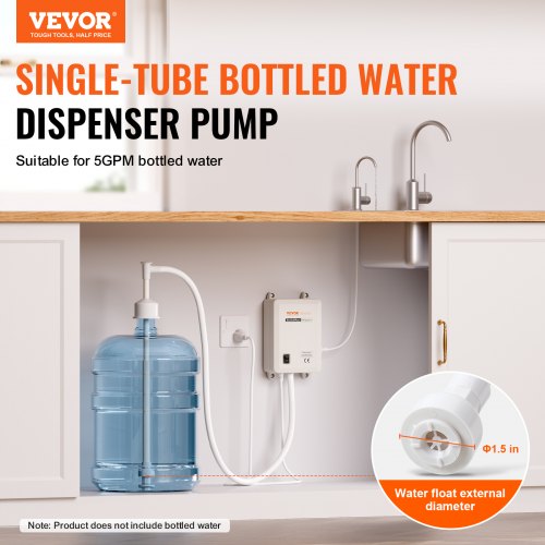 Water Pump System for 5 Gallon Bottles Automatic Electric Dispenser Single
