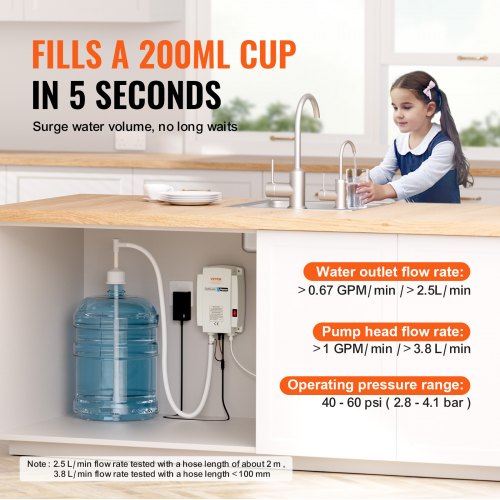 Bottled Water Dispenser Pump System 5 Gallon Dispensing System Automatic