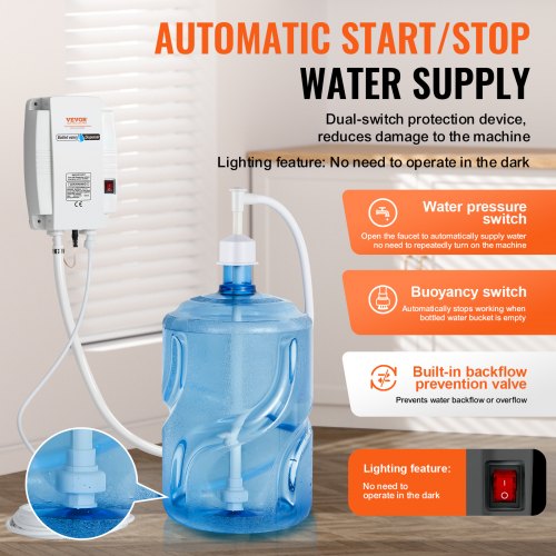 Bottled Water Dispenser Pump System 5 Gallon Dispensing System Automatic