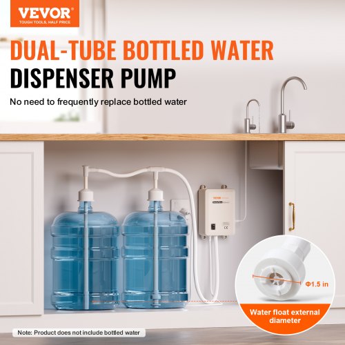 Bottled Water Dispenser Pump System 2x5 Gallon Dispensing System Automatic