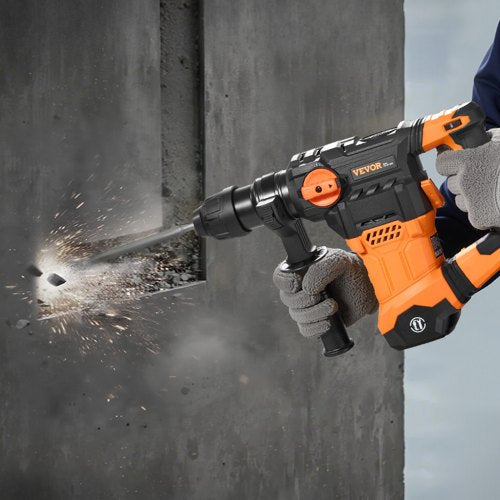 1-1/4 Inch SDSPlus Rotary Hammer Drill 13 Amp Corded Drills Heavy Duty