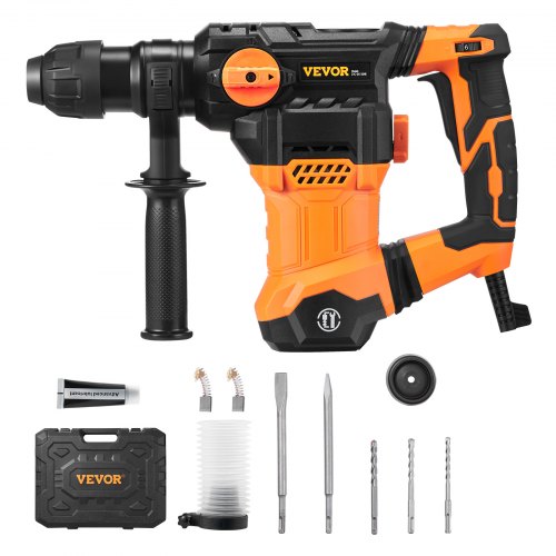 1-1/4 Inch SDSPlus Rotary Hammer Drill 13 Amp Corded Drills Heavy Duty