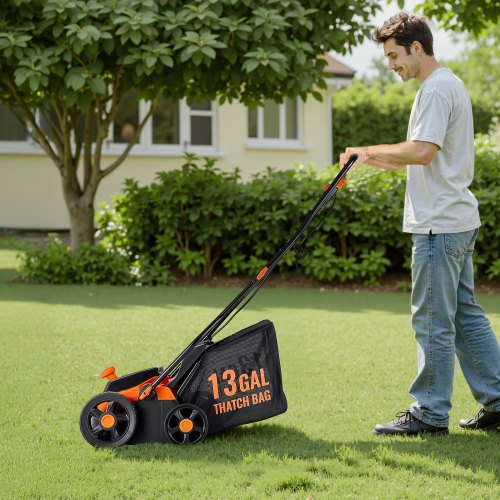 2in1 Electric Dethatcher and Scarifier 13Inch 13 Amp Corded Lawn