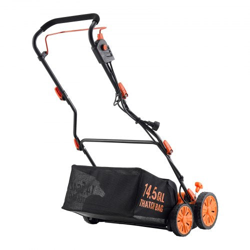 2in1 Electric Dethatcher and Scarifier 16Inch 15 Amp Corded Lawn