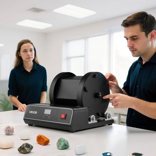 Rock Tumbler Kit 17 Lbs Polishing 2Speed Stone With 240Hour Timer Polisher