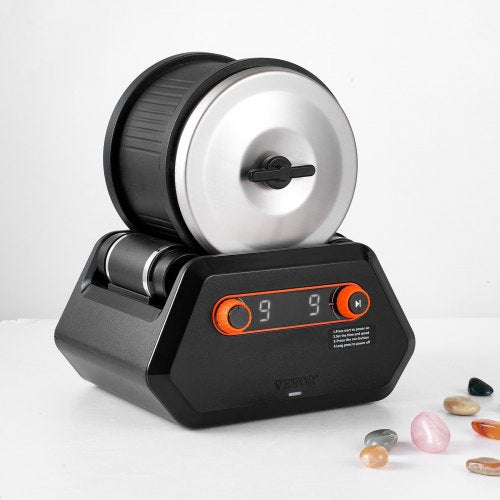 Rock Tumbler Kit 4 lbs Rock Polishing Kit 9 Speed Settings 9Day Polishing
