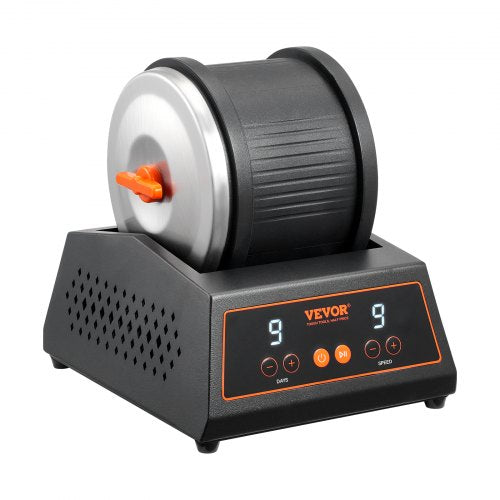 Rock Tumbler Machine 4 lbs Rock Polishing Machine 9 Speed Settings 9Day