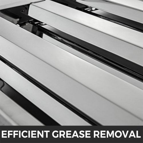 Pack of 6 Hood Filters 195W x 245H Inch 430 Stainless Steel 4 Grooves