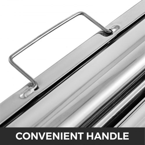 Pack of 6 Hood Filters 195W x 155H Inch 430 Stainless Steel 5 Grooves