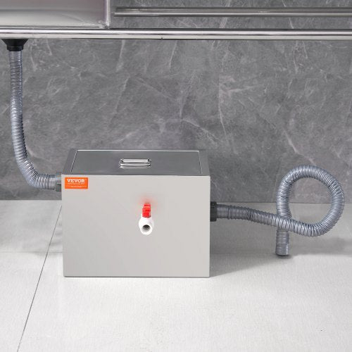 Commercial Grease Trap 8 LBS Grease Interceptor Side Inlet Interceptor