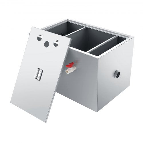 Commercial Grease Trap 40 LBS Grease Interceptor Top Inlet Interceptor