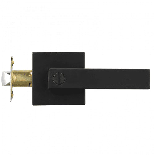 Privacy Door Handle 10 Pack Matte Black Door Lever Left or Right Handing