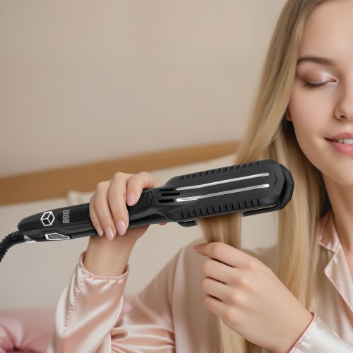 Hair Straightener 15inch Titanium Flat Iron Dual Infrared Hair