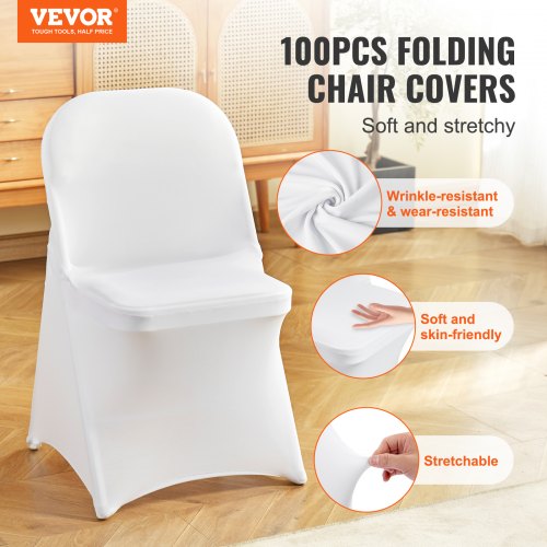 Stretch Spandex Folding Chair Covers Universal Fitted Chair Cover