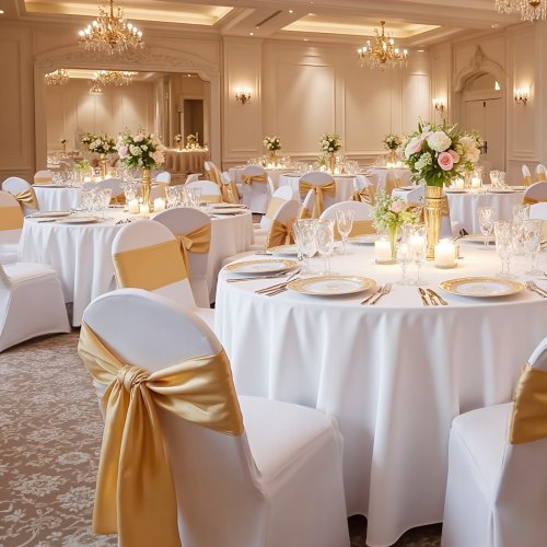 150 Pcs White Chair Covers Polyester Spandex Cover Stretch Slipcovers For