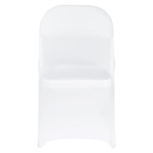 150 Pcs White Chair Covers Polyester Spandex Cover Stretch Slipcovers For