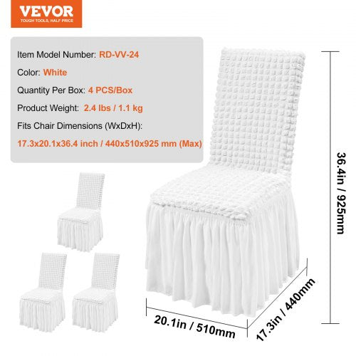 Stretch Spandex Folding Chair Covers Universal Fitted Chair Cover with Skirt